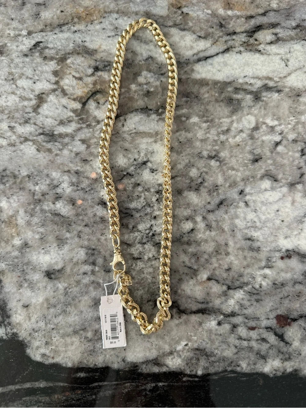 Kendra Scott Gold Curb Chain Necklace
